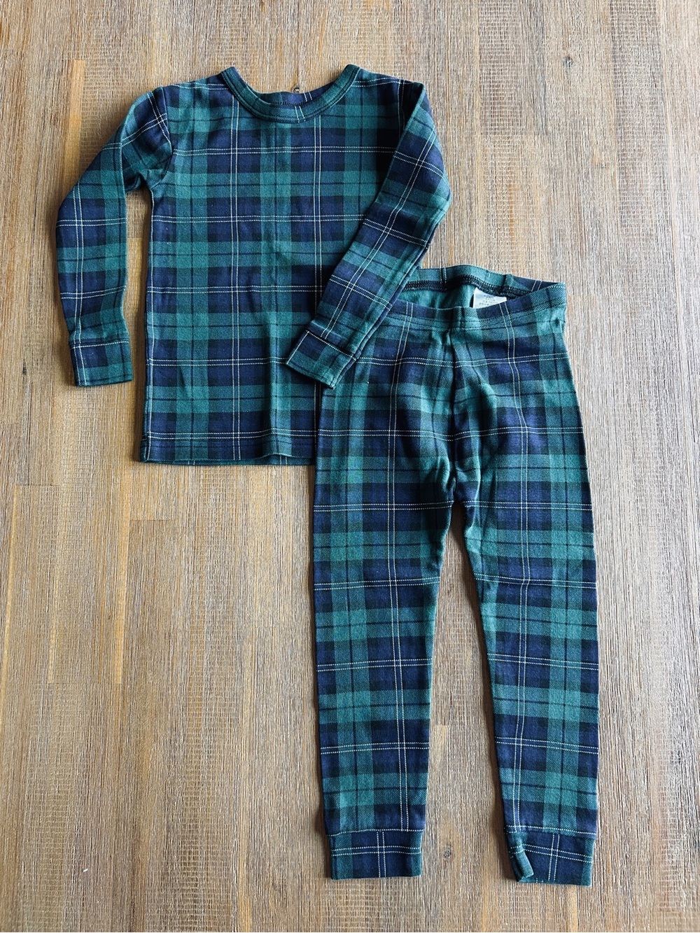 Baby Gap Tartan Plaid Pajamas, 3T. EUC